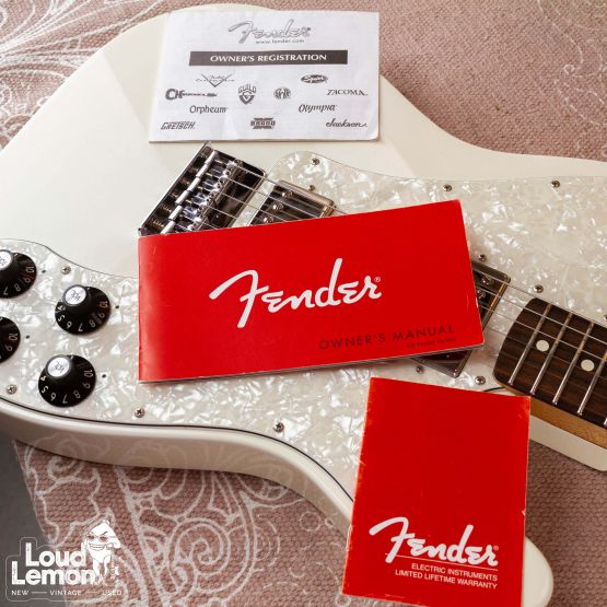 Fender Chris Shiflett Deluxe Telecaster Arctic White 2013 Mexico электрогитара