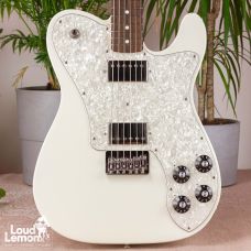 Fender Chris Shiflett Deluxe Telecaster Arctic White 2013 Mexico электрогитара