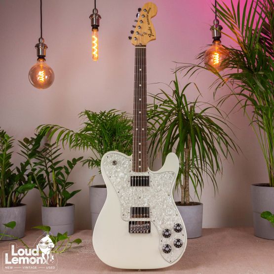Fender Chris Shiflett Deluxe Telecaster Arctic White 2013 Mexico электрогитара