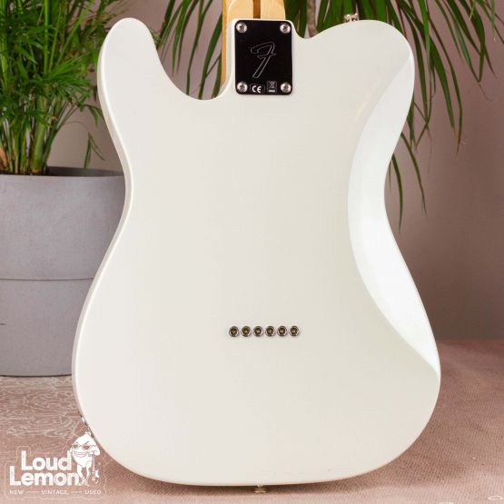 Fender Chris Shiflett Deluxe Telecaster Arctic White 2013 Mexico электрогитара