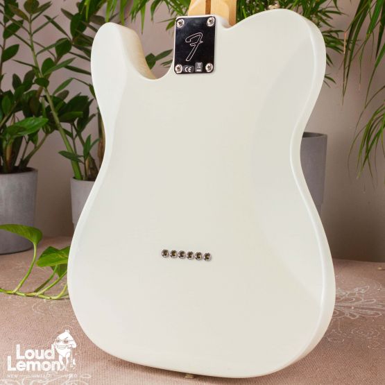 Fender Chris Shiflett Deluxe Telecaster Arctic White 2013 Mexico электрогитара