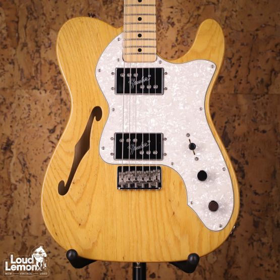 Fender Classic Series '72 Telecaster Thinline Natural 2009 Mexico электрогитара