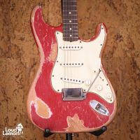 Fender Custom Shop 1960 Stratocaster Relic Faded Dakota Red 2013 USA электрогитара