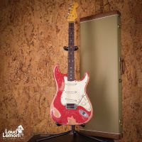 Fender Custom Shop 1960 Stratocaster Relic Faded Dakota Red 2013 USA электрогитара