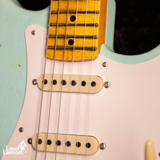 Fender Custom Shop 57 Stratocaster Wildwood Relic Surf Green 2020 USA электрогитара
