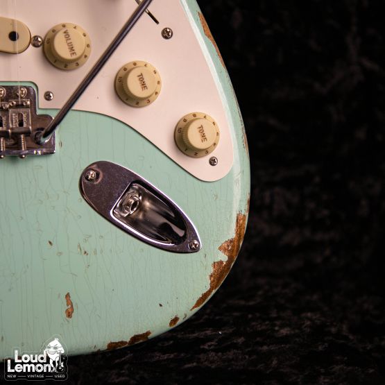 Fender Custom Shop 57 Stratocaster Wildwood Relic Surf Green 2020 USA электрогитара