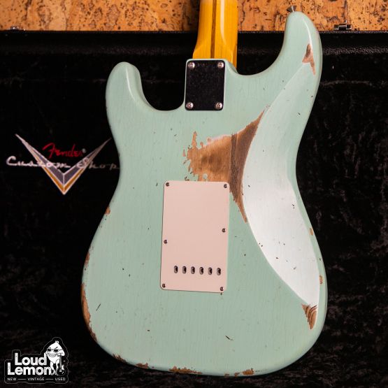 Fender Custom Shop 57 Stratocaster Wildwood Relic Surf Green 2020 USA электрогитара