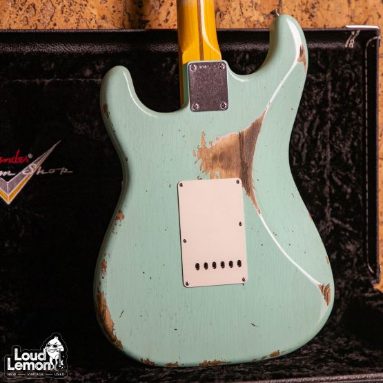Fender Custom Shop 57 Stratocaster Wildwood Relic Surf Green 2020 USA электрогитара