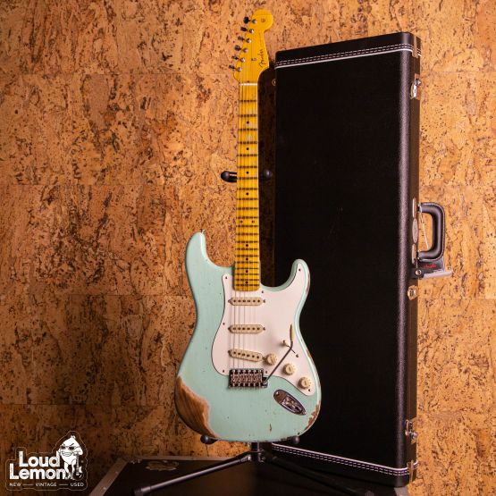 Fender Custom Shop 57 Stratocaster Wildwood Relic Surf Green 2020 USA электрогитара