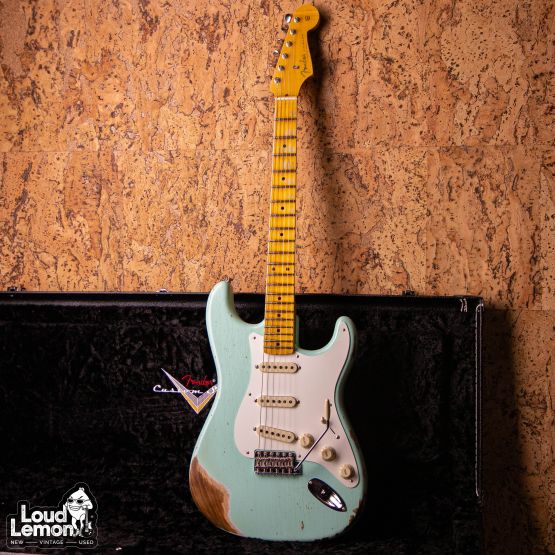 Fender Custom Shop 57 Stratocaster Wildwood Relic Surf Green 2020 USA электрогитара