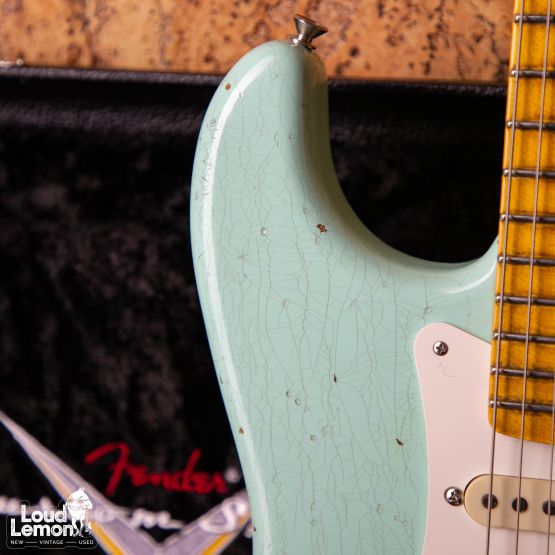 Fender Custom Shop 57 Stratocaster Wildwood Relic Surf Green 2020 USA электрогитара
