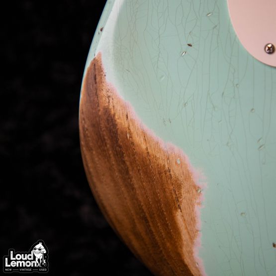 Fender Custom Shop 57 Stratocaster Wildwood Relic Surf Green 2020 USA электрогитара