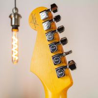 Fender Custom Shop Custom Deluxe Stratocaster Aged Cherry Sunburst 2013 USA электрогитара