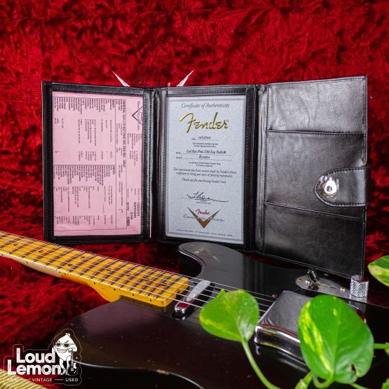 Fender Custom Shop Double Esquire Limited Edition Relic Black электрогитара