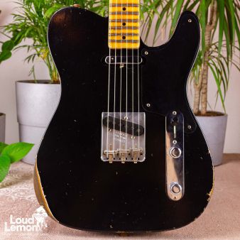 Fender Custom Shop Double Esquire Limited Edition Relic Black электрогитара