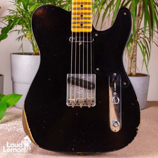 Fender Custom Shop Double Esquire Limited Edition Relic Black электрогитара