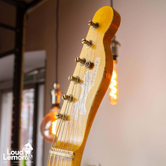 Fender Custom Shop Double Esquire Limited Edition Relic Black электрогитара