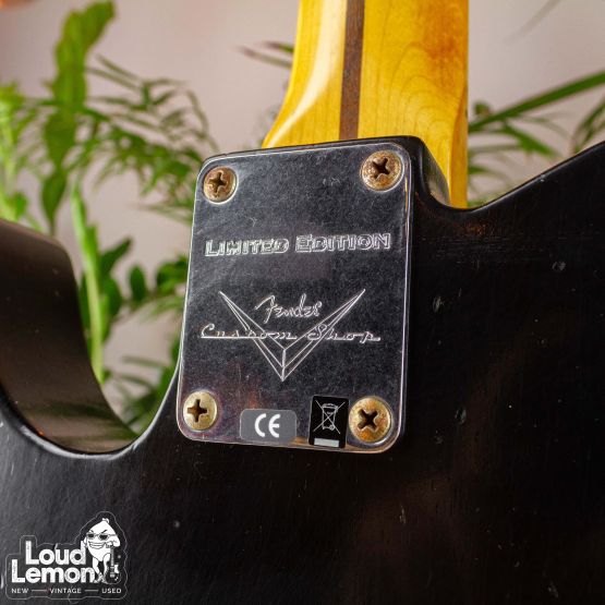 Fender Custom Shop Double Esquire Limited Edition Relic Black электрогитара