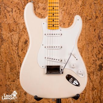 Fender Custom Shop Jimmie Vaughan Stratocaster Aged Olympic White 2019 USA электрогитара