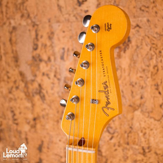 Fender Custom Shop Jimmie Vaughan Stratocaster Aged Olympic White 2019 USA электрогитара