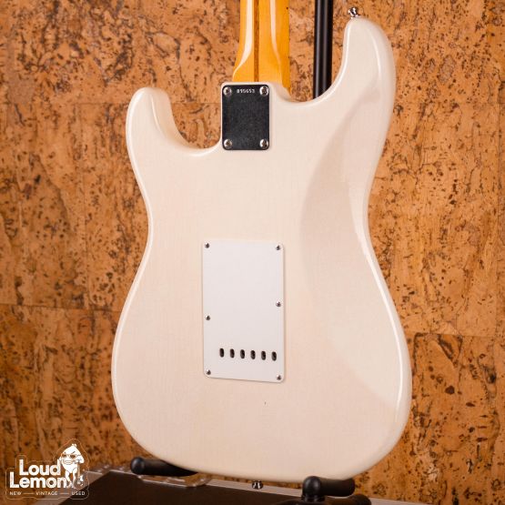 Fender Custom Shop Jimmie Vaughan Stratocaster Aged Olympic White 2019 USA электрогитара