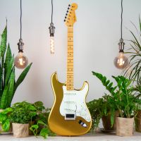 Fender Custom Shop Jimmie Vaughan Stratocaster Aztec Gold Relic 2018 USA электрогитара