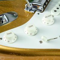 Fender Custom Shop Jimmie Vaughan Stratocaster Aztec Gold Relic 2018 USA электрогитара