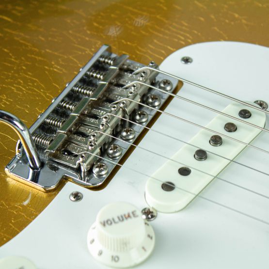 Fender Custom Shop Jimmie Vaughan Stratocaster Aztec Gold Relic 2018 USA электрогитара