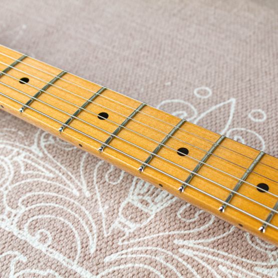 Fender Custom Shop Jimmie Vaughan Stratocaster Aztec Gold Relic 2018 USA электрогитара