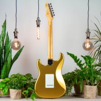 Fender Custom Shop Jimmie Vaughan Stratocaster Aztec Gold Relic 2018 USA электрогитара