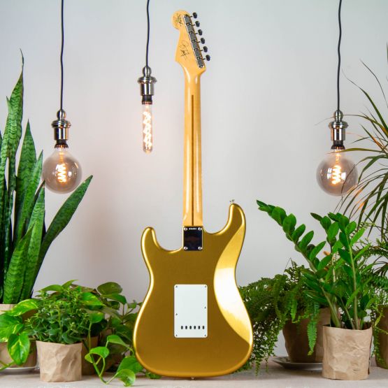 Fender Custom Shop Jimmie Vaughan Stratocaster Aztec Gold Relic 2018 USA электрогитара