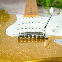 Fender Custom Shop Jimmie Vaughan Stratocaster Aztec Gold Relic 2018 USA электрогитара
