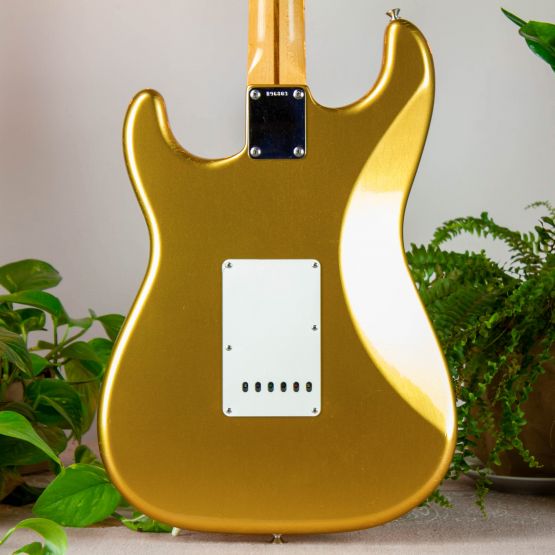 Fender Custom Shop Jimmie Vaughan Stratocaster Aztec Gold Relic 2018 USA электрогитара