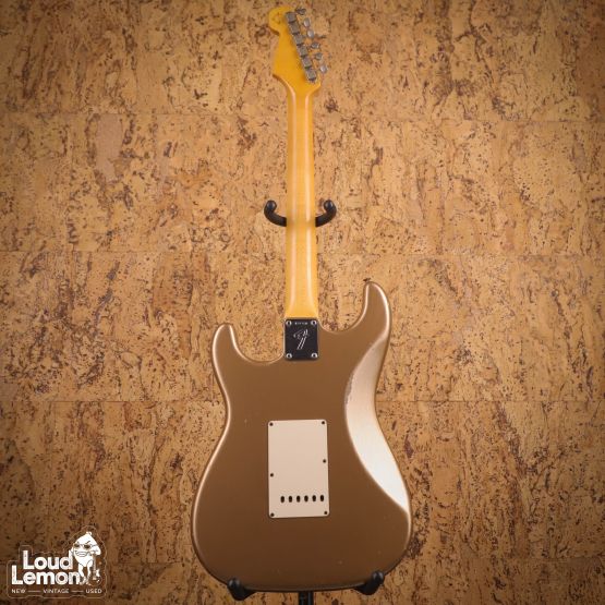 Fender Custom Shop Masterbuilt Dennis Galuszka NAMM Limited '65 Stratocaster Relic Firemist Gold 2011 USA электрогитара
