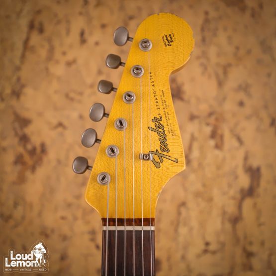 Fender Custom Shop Masterbuilt Dennis Galuszka NAMM Limited '65 Stratocaster Relic Firemist Gold 2011 USA электрогитара