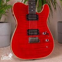 Fender Custom Shop Set Neck Telecaster Transparent Red 1990 USA электрогитара