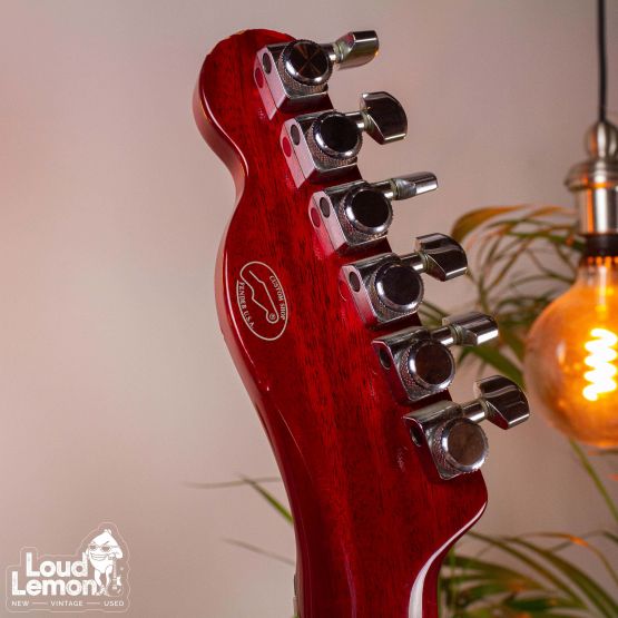 Fender Custom Shop Set Neck Telecaster Transparent Red 1990 USA электрогитара
