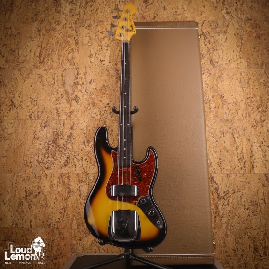 Fender Custom Shop Time Machine 1960 Relic Jazz Bass Faded 3-Color Sunburst 2012 USA