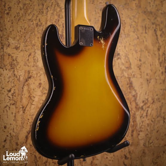 Fender Custom Shop Time Machine 1960 Relic Jazz Bass Faded 3-Color Sunburst 2012 USA
