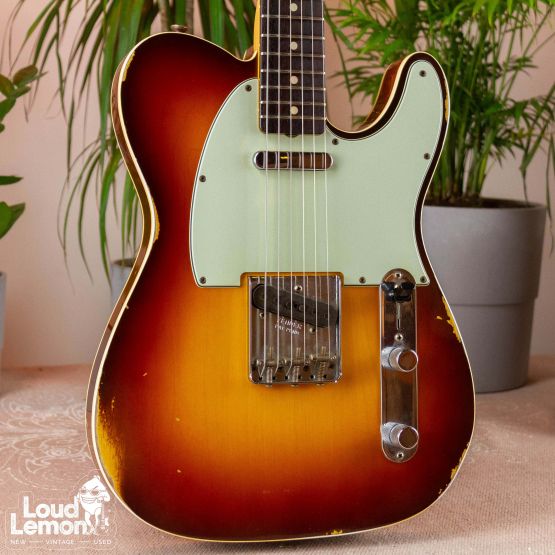 Fender Custom Shop '60 Telecaster Relic Sunburst 2015 USA электрогитара
