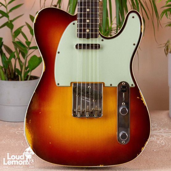 Fender Custom Shop '60 Telecaster Relic Sunburst 2015 USA электрогитара