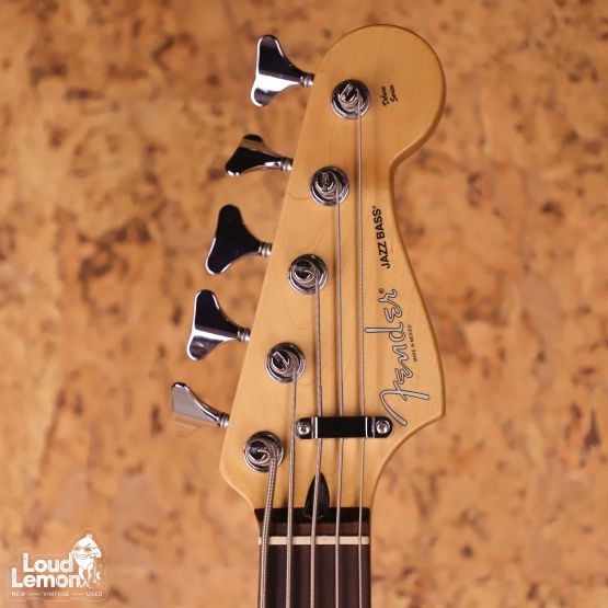Fender Deluxe Active Jazz Bass V Black 2008 Mexico бас-гитара