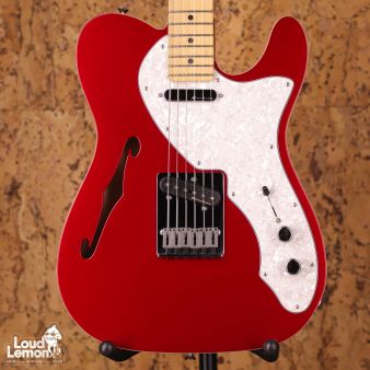 Fender Deluxe Telecaster Thinline Candy Apple Red 2020 Mexico электрогитара