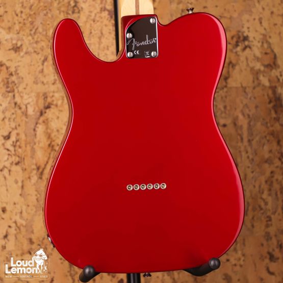 Fender Deluxe Telecaster Thinline Candy Apple Red 2020 Mexico электрогитара