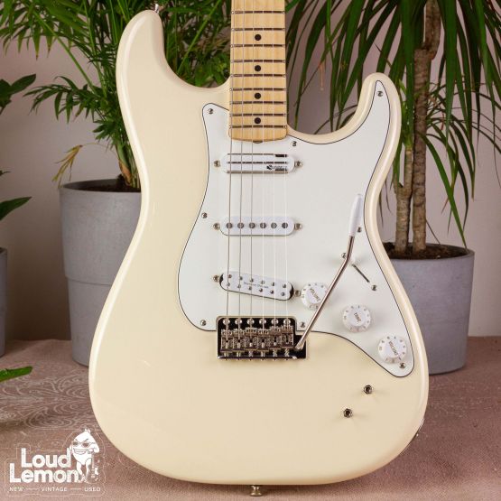 Fender EOB Sustainer Stratocaster Olympic White 2020 Mexico электрогитара