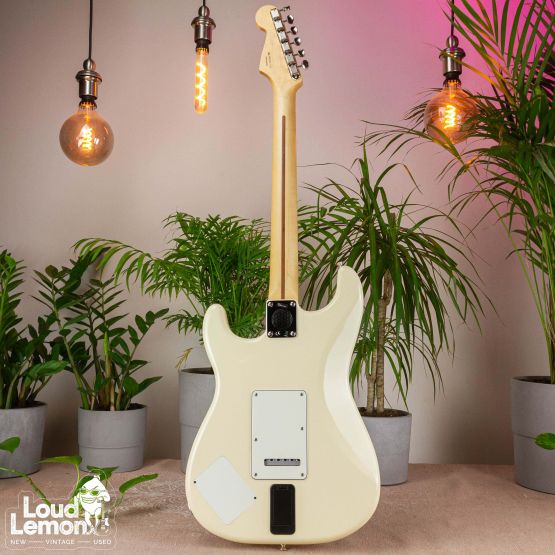 Fender EOB Sustainer Stratocaster Olympic White 2020 Mexico электрогитара