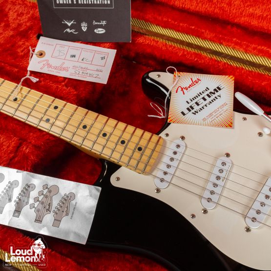 Fender Eric Clapton Blackie Stratocaster Black 2005 USA электрогитара