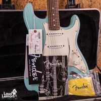 Fender FSR Limited Edition American Standard Stratocaster with Matching Headstock Daphne Blue 2009 USA электрогитара