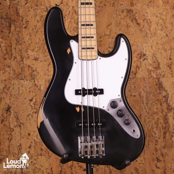 Fender Geddy Lee Jazz Bass Black 2012 Mexico бас-гитара