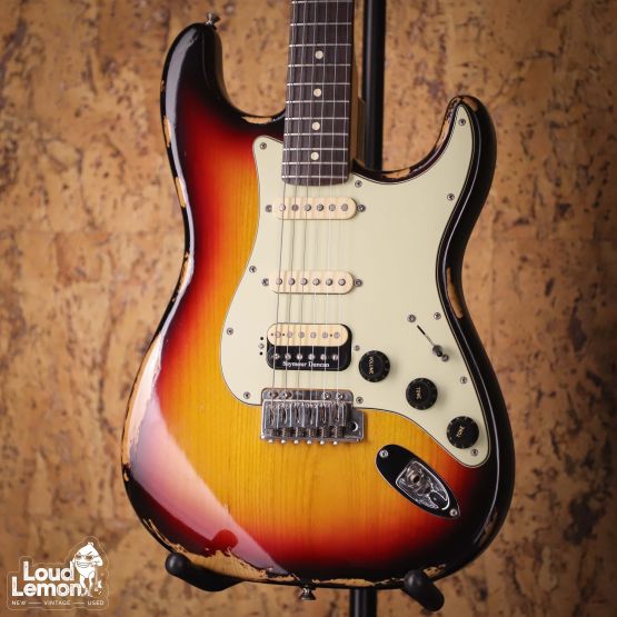 Fender Highway One Stratocaster HSS 3-Color Sunburst 2009 USA электрогитара